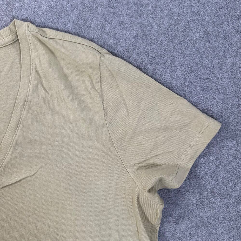 Madewell Softfade Cotton V-Neck Tee Shirt Women X-Large Short Sleeve Green P1265 - Picture 2 of 9